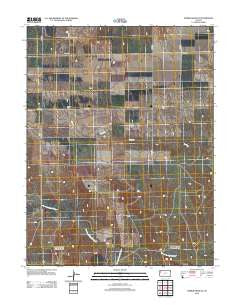 Harris Draw NE Kansas Historical topographic map, 1:24000 scale, 7.5 X 7.5 Minute, Year 2012