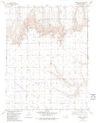 Harrison Flats Kansas Historical topographic map, 1:24000 scale, 7.5 X 7.5 Minute, Year 1979