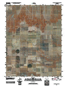 Harrison Flats Kansas Historical topographic map, 1:24000 scale, 7.5 X 7.5 Minute, Year 2009