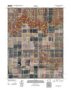 Harrison Flats Kansas Historical topographic map, 1:24000 scale, 7.5 X 7.5 Minute, Year 2012
