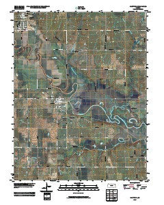Hartford Kansas Historical topographic map, 1:24000 scale, 7.5 X 7.5 Minute, Year 2009