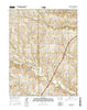 Harveyville Kansas Current topographic map, 1:24000 scale, 7.5 X 7.5 Minute, Year 2015