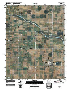 Haven Kansas Historical topographic map, 1:24000 scale, 7.5 X 7.5 Minute, Year 2009