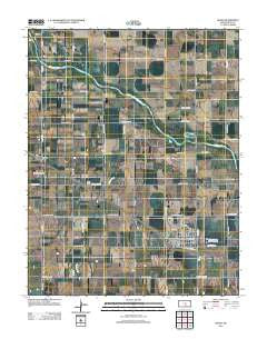 Haven Kansas Historical topographic map, 1:24000 scale, 7.5 X 7.5 Minute, Year 2012