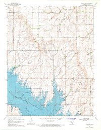 Haven SE Kansas Historical topographic map, 1:24000 scale, 7.5 X 7.5 Minute, Year 1965
