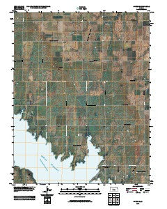 Haven SE Kansas Historical topographic map, 1:24000 scale, 7.5 X 7.5 Minute, Year 2009