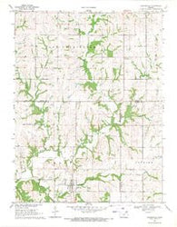 Havensville Kansas Historical topographic map, 1:24000 scale, 7.5 X 7.5 Minute, Year 1969