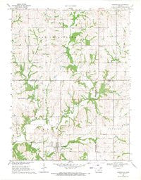 Havensville Kansas Historical topographic map, 1:24000 scale, 7.5 X 7.5 Minute, Year 1969