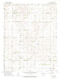 Haviland NE Kansas Historical topographic map, 1:24000 scale, 7.5 X 7.5 Minute, Year 1968
