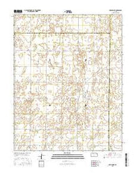 Haviland NE Kansas Current topographic map, 1:24000 scale, 7.5 X 7.5 Minute, Year 2015