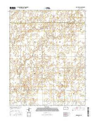 Haviland NW Kansas Current topographic map, 1:24000 scale, 7.5 X 7.5 Minute, Year 2015