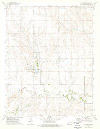Hay Canyon Kansas Historical topographic map, 1:24000 scale, 7.5 X 7.5 Minute, Year 1974