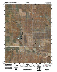 Hay Canyon Kansas Historical topographic map, 1:24000 scale, 7.5 X 7.5 Minute, Year 2009