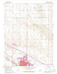 Hays North Kansas Historical topographic map, 1:24000 scale, 7.5 X 7.5 Minute, Year 1961