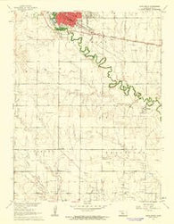 Hays South Kansas Historical topographic map, 1:24000 scale, 7.5 X 7.5 Minute, Year 1961