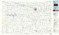 Hays Kansas Historical topographic map, 1:100000 scale, 30 X 60 Minute, Year 1985