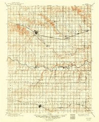 Hays Kansas Historical topographic map, 1:125000 scale, 30 X 30 Minute, Year 1896