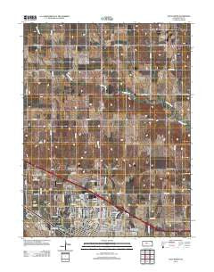 Hays North Kansas Historical topographic map, 1:24000 scale, 7.5 X 7.5 Minute, Year 2012