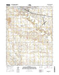 Hays South Kansas Current topographic map, 1:24000 scale, 7.5 X 7.5 Minute, Year 2015