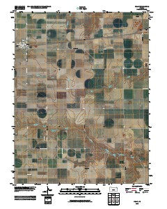 Healy Kansas Historical topographic map, 1:24000 scale, 7.5 X 7.5 Minute, Year 2009