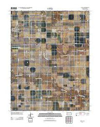 Healy Kansas Historical topographic map, 1:24000 scale, 7.5 X 7.5 Minute, Year 2012