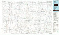 Healy Kansas Historical topographic map, 1:100000 scale, 30 X 60 Minute, Year 1985