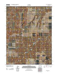 Healy NW Kansas Historical topographic map, 1:24000 scale, 7.5 X 7.5 Minute, Year 2012