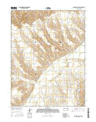 Heinzelman Canyon Kansas Current topographic map, 1:24000 scale, 7.5 X 7.5 Minute, Year 2015
