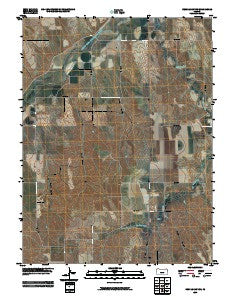 Henkle Canyon Kansas Historical topographic map, 1:24000 scale, 7.5 X 7.5 Minute, Year 2009