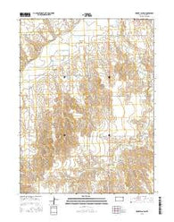 Henkle Canyon Kansas Current topographic map, 1:24000 scale, 7.5 X 7.5 Minute, Year 2015