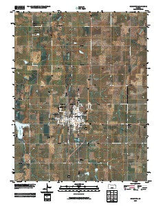 Herington Kansas Historical topographic map, 1:24000 scale, 7.5 X 7.5 Minute, Year 2009