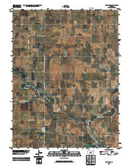 Herkimer Kansas Historical topographic map, 1:24000 scale, 7.5 X 7.5 Minute, Year 2009