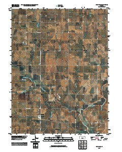 Herkimer Kansas Historical topographic map, 1:24000 scale, 7.5 X 7.5 Minute, Year 2009