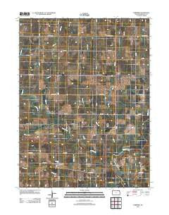 Herkimer Kansas Historical topographic map, 1:24000 scale, 7.5 X 7.5 Minute, Year 2012