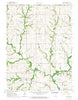 Herkimer Kansas Historical topographic map, 1:24000 scale, 7.5 X 7.5 Minute, Year 1966