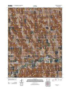 Herndon Kansas Historical topographic map, 1:24000 scale, 7.5 X 7.5 Minute, Year 2012