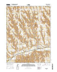 Herndon Kansas Current topographic map, 1:24000 scale, 7.5 X 7.5 Minute, Year 2015
