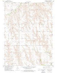 Herndon NW Kansas Historical topographic map, 1:24000 scale, 7.5 X 7.5 Minute, Year 1978