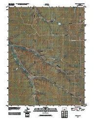 Hessdale Kansas Historical topographic map, 1:24000 scale, 7.5 X 7.5 Minute, Year 2009