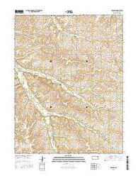 Hessdale Kansas Current topographic map, 1:24000 scale, 7.5 X 7.5 Minute, Year 2015