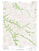 Hessdale Kansas Historical topographic map, 1:24000 scale, 7.5 X 7.5 Minute, Year 1971