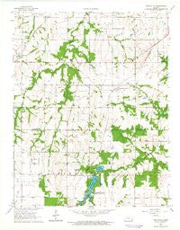 Hiattville Kansas Historical topographic map, 1:24000 scale, 7.5 X 7.5 Minute, Year 1964