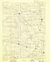 Hiawatha Kansas Historical topographic map, 1:125000 scale, 30 X 30 Minute, Year 1888