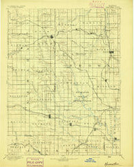 Hiawatha Kansas Historical topographic map, 1:125000 scale, 30 X 30 Minute, Year 1894
