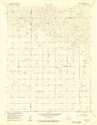 Hickok NE Kansas Historical topographic map, 1:24000 scale, 7.5 X 7.5 Minute, Year 1959