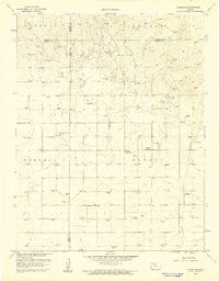 Hickok NE Kansas Historical topographic map, 1:24000 scale, 7.5 X 7.5 Minute, Year 1959
