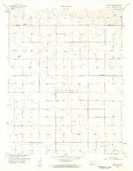Hickok NW Kansas Historical topographic map, 1:24000 scale, 7.5 X 7.5 Minute, Year 1959