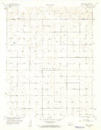 Hickok NW Kansas Historical topographic map, 1:24000 scale, 7.5 X 7.5 Minute, Year 1959