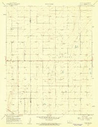 Hickok SE Kansas Historical topographic map, 1:24000 scale, 7.5 X 7.5 Minute, Year 1960