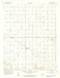 Hickok Kansas Historical topographic map, 1:24000 scale, 7.5 X 7.5 Minute, Year 1959